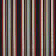 Schumacher 3322025 WELLINGTON STRIPE in BLACK Fabric - BOHEM
