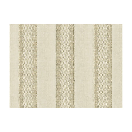 KRAVET COUTURE 33279.1.0 GILDED STRIPE CHAMPAGNE Fabric - Eade's Wallpaper