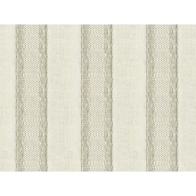 KRAVET COUTURE 33279.11.0 GILDED STRIPE PLATINUM Fabric - Eade's Wallpaper
