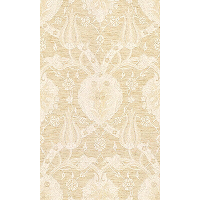 KRAVET COUTURE 33457.1.0 GLOBAL VIBE WHITE GOLD Fabric - Eade's Wallpaper