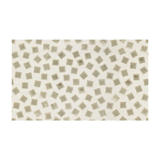 KRAVET COUTURE 33548.1.0 BUILDING BLOCKS TRUFFLE Fabric - Eade's Wallpaper