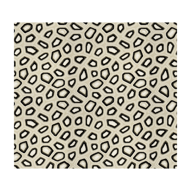 KRAVET COUTURE 33561.81.0 CHIC TORTOISE ANTHRACITE Fabric - Eade's Wallpaper