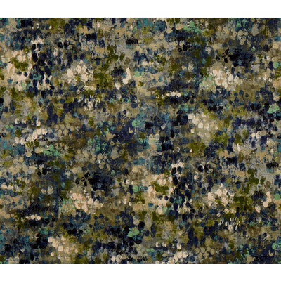KRAVET COUTURE 33620.315.0 PAINTEDVELVET TURQUOISE Fabric - Eade's Wallpaper