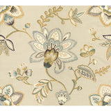 KRAVET COUTURE 33628.516.0 GILDED PLAZA PLATINUM Fabric - Eade's Wallpaper