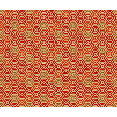 KRAVET DESIGN 33656.419.0 PALENCIA PERSIMMON Fabric - Eade's Wallpaper