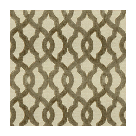 KRAVET COUTURE 33684.1611.0 LAYERED LUXURY PLATINUM Fabric - Eade's Wallpaper