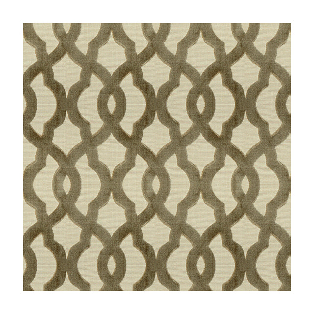 KRAVET COUTURE 33684.1611.0 LAYERED LUXURY PLATINUM Fabric - Eade's Wallpaper