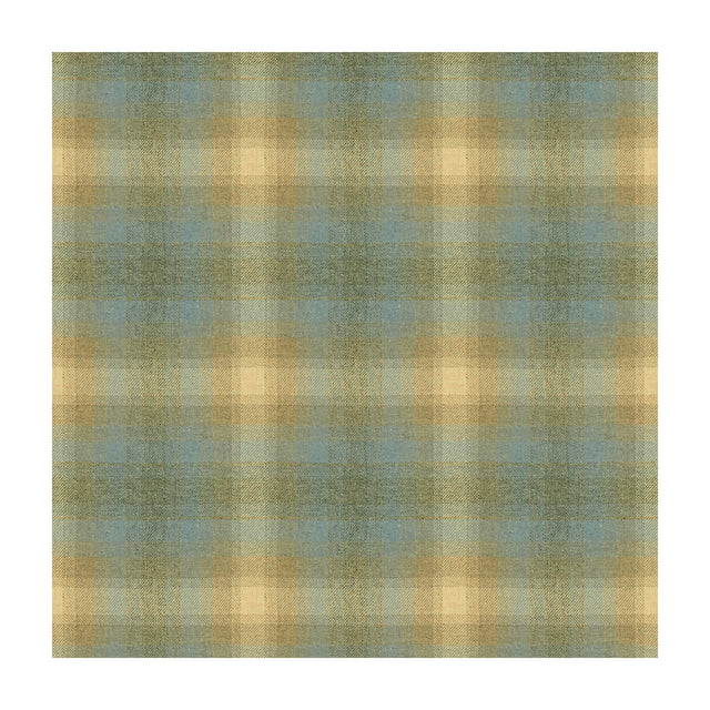 KRAVET COUTURE 33912.1615.0 TOBOGGAN PLAID SILVER BLUE Fabric - Eade's Wallpaper