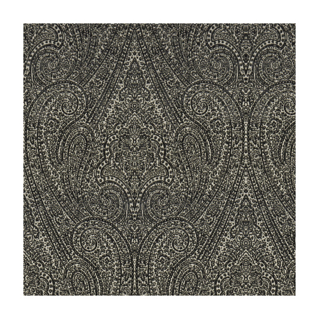 KRAVET COUTURE 33948.21.0 PAISLEY PLUSH FLINT Fabric - Eade's Wallpaper