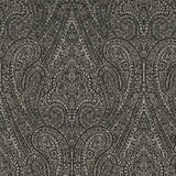 KRAVET COUTURE 33948.21.0 PAISLEY PLUSH FLINT Fabric - Eade's Wallpaper