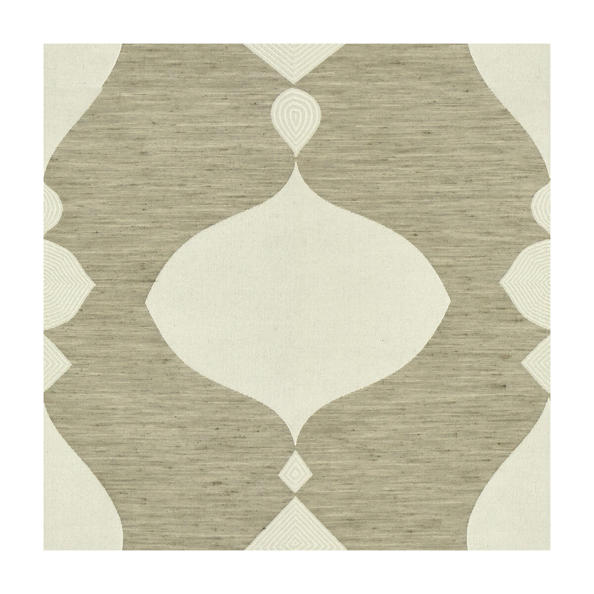KRAVET COUTURE 33995.11.0 BEAD STRAND FLINT GREY Fabric - Eade's Wallpaper