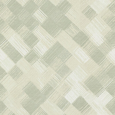 KRAVET COUTURE 33998.1611.0 CHECK IN SILVER BLUE Fabric - Eade's Wallpaper