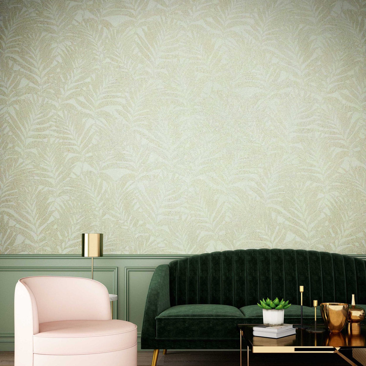 Galerie Hotel Botanical Green Wallpaper 34003