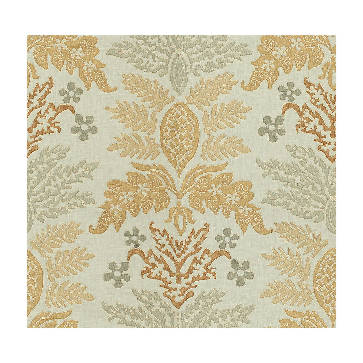 KRAVET COUTURE 34006.1611.0 TRULY GIFTED PEBBLE Fabric - Eade's Wallpaper