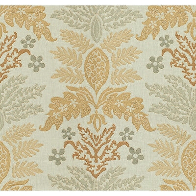 KRAVET COUTURE 34006.1611.0 TRULY GIFTED PEBBLE Fabric - Eade's Wallpaper
