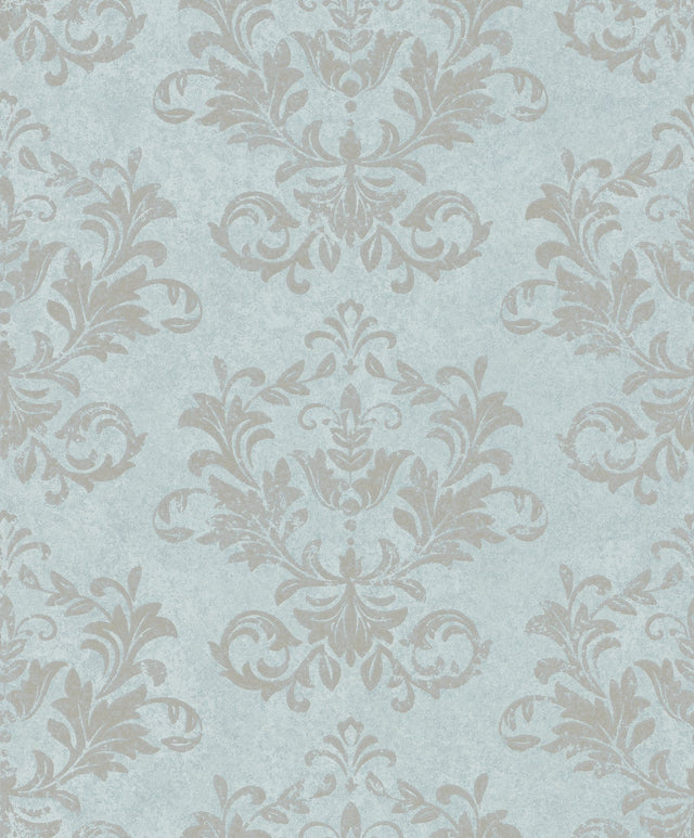 Galerie Hotel Damask Blue Wallpaper 34009