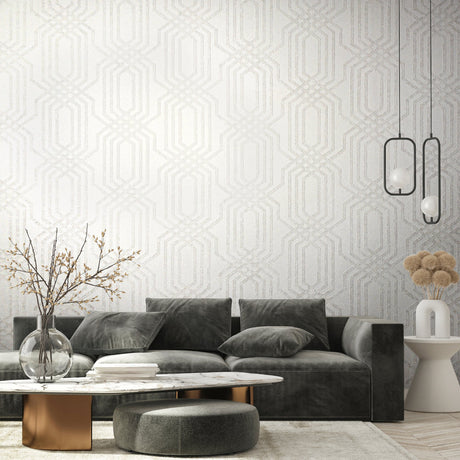 Galerie Hotel Geo White Wallpaper 34041