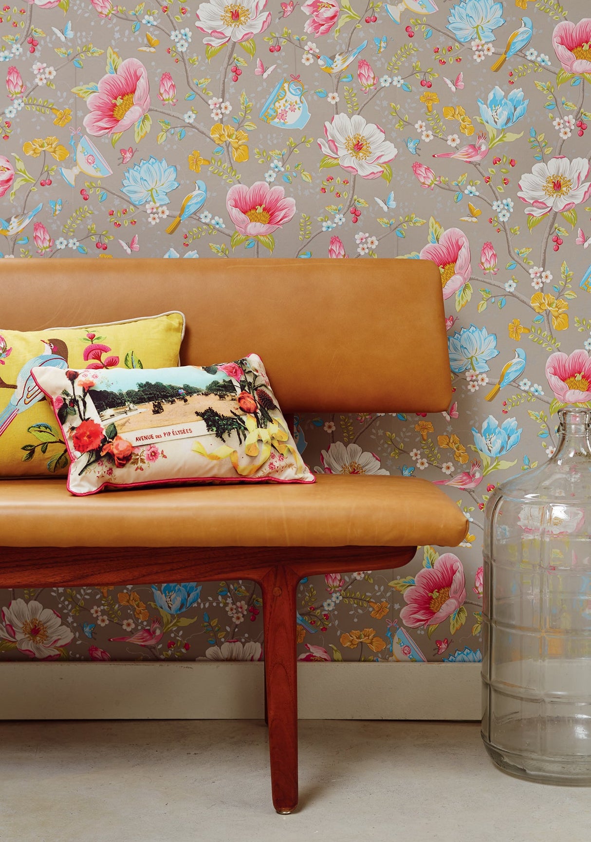 Eijffinger 341004 Leizu Grey Chinese Garden Wallpaper