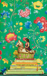Eijffinger 341036 Epona Green Floral Fantasy Wallpaper