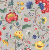 Eijffinger 341039 Epona Light Grey Floral Fantasy Wallpaper