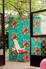 Eijffinger 341046 Ayaanle Green Dutch Painters Floral Wallpaper