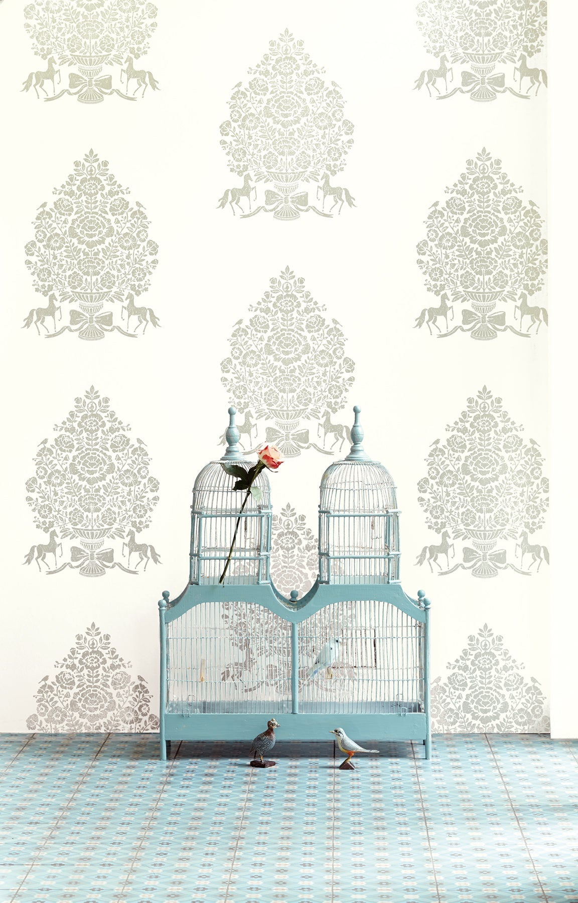 Eijffinger 341050 Till Cream President Damask Wallpaper
