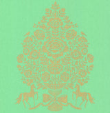 Eijffinger 341055 Till Turquoise President Damask Wallpaper
