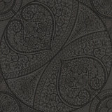 Eijffinger 341757 Yasamin Black Mehndi Medallion Wallpaper