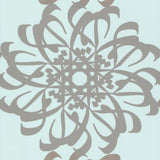 Eijffinger 341781 Hazar Afsan Aquamarine Modern Medallion Wallpaper