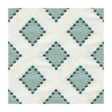 KRAVET BASICS 34267.1516.0 DIAMONDOTS TURQUOISE Fabric - Eade's Wallpaper