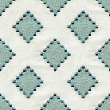 KRAVET BASICS 34267.1516.0 DIAMONDOTS TURQUOISE Fabric - Eade's Wallpaper