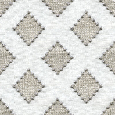 KRAVET BASICS 34267.1611.0 DIAMONDOTS LINEN Fabric - Eade's Wallpaper