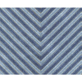 KRAVET BASICS 34272.515.0 ZIGANDZAG INDIGO Fabric - Eade's Wallpaper