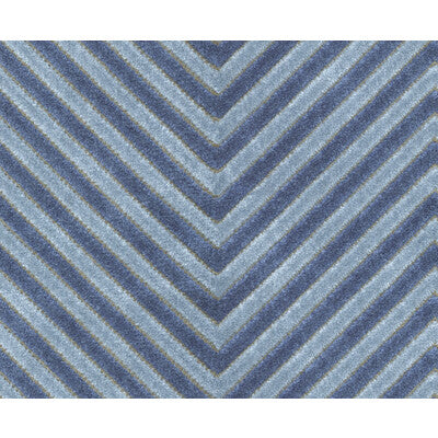 KRAVET BASICS 34272.515.0 ZIGANDZAG INDIGO Fabric - Eade's Wallpaper