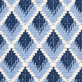 Schumacher 3434005 HAMMERICK DIAMOND in BLUE Fabric - ESSENT