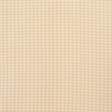 Schumacher Dalton Silk Gingham Sand Fabric