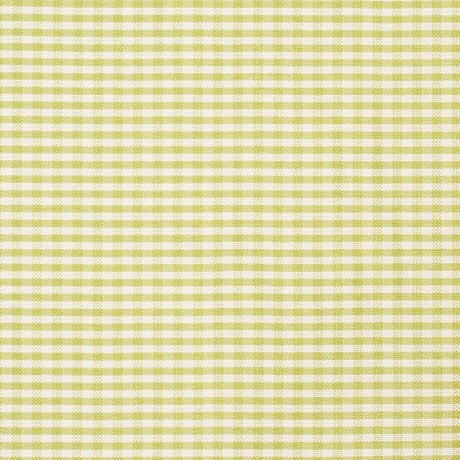 Schumacher Dalton Silk Gingham Chartreuse Fabric