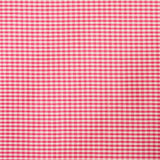 Schumacher Dalton Silk Gingham Cerise Fabric