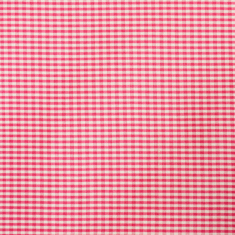Schumacher Dalton Silk Gingham Cerise Fabric