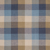 Schumacher 3452002 GRAYLYN PLAID in INDIGO Fabric - CHROMA