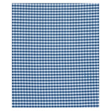 Schumacher Ingrid Silk Check Blue Fabric