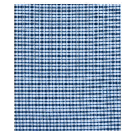 Schumacher Ingrid Silk Check Blue Fabric