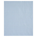Schumacher Ingrid Silk Check Sky Fabric