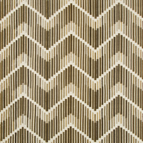 KRAVET COUTURE 34553.16.0 HIGHS AND LOWS TRUFFLE Fabric - Eade's Wallpaper