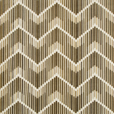 KRAVET COUTURE 34553.16.0 HIGHS AND LOWS TRUFFLE Fabric - Eade's Wallpaper
