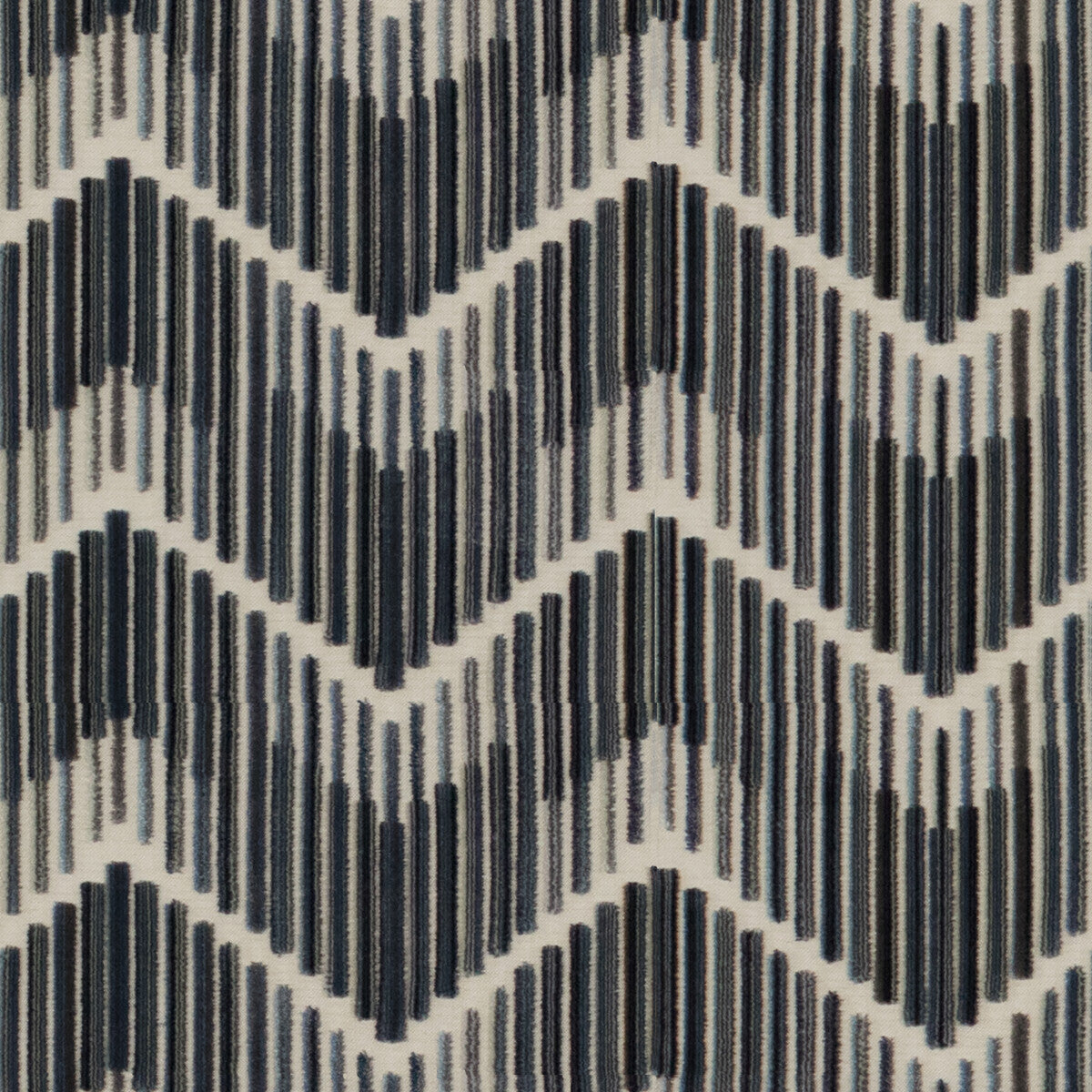 KRAVET COUTURE 34553.521.0 HIGHS AND LOWS STEEL Fabric - Eade's Wallpaper