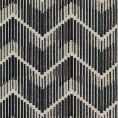 KRAVET COUTURE 34553.521.0 HIGHS AND LOWS STEEL Fabric - Eade's Wallpaper
