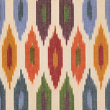 Schumacher 3471001 SUNARA IKAT in SPICE Fabric - CHROMA
