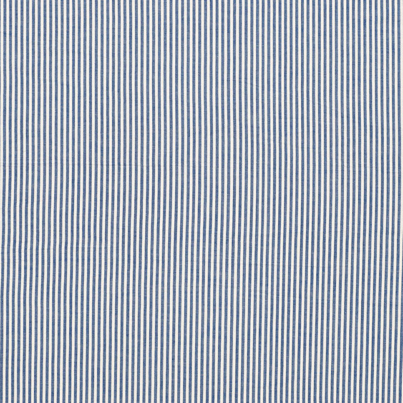 Schumacher Bailey Seersucker Blue Fabric