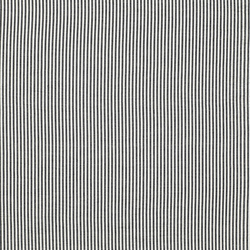 Schumacher Bailey Seersucker Black Fabric